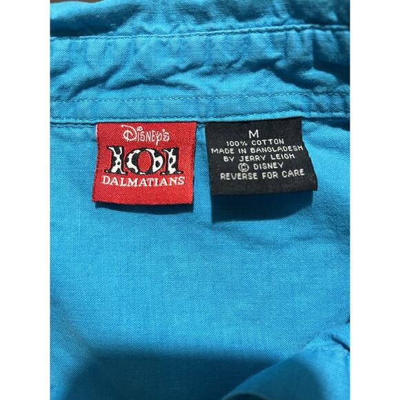 Vtg 101 Dalmatians Embroidered Sleeveless Shirt Sz M Disney - Picture 4 of 6